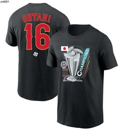 Wbc Baseball World Series Japan Otani Xiangping Jersey T-shirt Mlb Sports Quick Dried 2vpd {category}