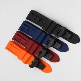 Watch Accessories Fashion New Fit for Panerai premium rubber strap buckle pin buckle butterfly buckle22 24mm178m