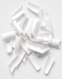 500pcs In A Pack French Nail Tips 10 Different Size White French False Nail X11355130078