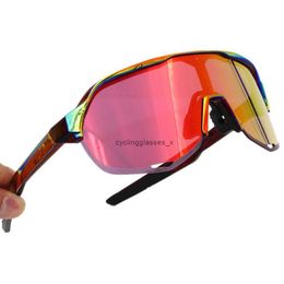 Colour changing S2 trap sport Polarised cycling glasses bicycle speed