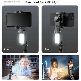 Stabilisers Desktop Handheld Gimbal Stabiliser Fill Light Selfie Stick Tripod Wireless Remote Portable Phone Stand Holder for Cell New Q240320