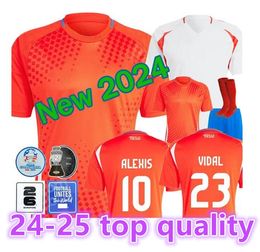 ChILe 24/25 Soccer Jerseys ALEXIS VIDAL Kids Kit 25 National Team Football Shirt Home Red Away White Full Set Men Camiseta 2024 Copa America ZAMORANO ISLA CH. ARANGUIZ8