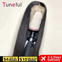 Synthetic Wigs 13x6 13x4 HD Lace Front Human Hair Wigs Malaysian Straight Pre Plucked Glueless Wigs Human Hair Ready To Wear And Go HD Lace Wig 240329