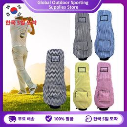 Golf Bag Rain Cover Foldable Golf Club Dustproof Protector Full Protective Golf Bag Raincoat with Pocket Portable Golf Bag 240305