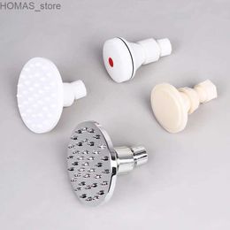 Bathroom Shower Heads Bathroom spa shower head ABS chrome plated handheld waterproof rainproof arm circular shower head Y240319