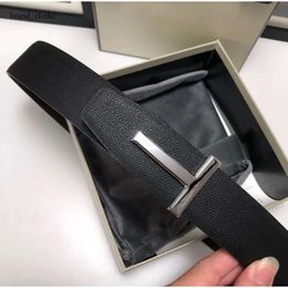 Tom Fords New Men Clothing Accessories Belts Big T Buckle Fashion Women High Quality Luxury Designers Genuine Leather Waistband with Box Dust Bag Tom Fords Belt 33