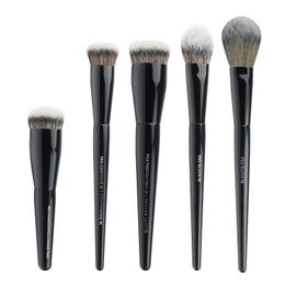 Makeup brush Factory wholesale New black tube brushes foundation make-up brush powder blusher
