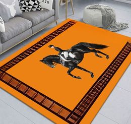 New Floor Mat for Home Living Room Easy-Care Non-Slip Mat Simple Style Floor Mat