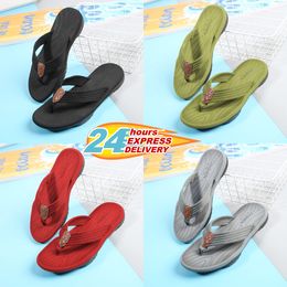 Summer Men's and Women's Slippers Solid/Color Block Flat Heel Sandals Kenti Designer High Quality Fashion Slippers Waterproof Beach Sports Herringbone Slippers GAI