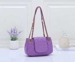 Designer Womens Leather Messenger Bag Crossbody Bag Large Fashion Shoulder Bag 24C Multi Colour Mini Handbag