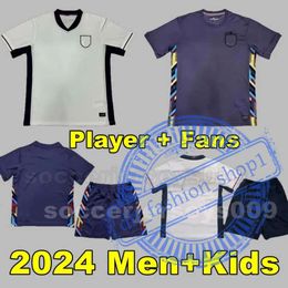 2024 England Soccer Jerseys SAKA RASHFORD KANE FODEN STERLING 22 23 24 GREALISH MOUNT BELLINGHAM TRIPPTIER GALLAGHER STONES WALKER Men Kids Kit Football Shirt 797