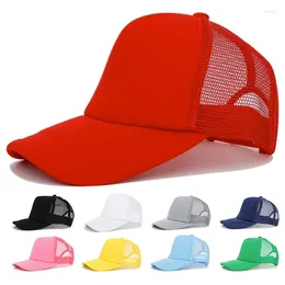 Ball Caps Hat For Men And Women Summer Thin Breathable Mesh Duckbill Work Outdoor Sun Protection Sunshade Baseball