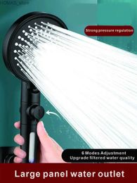 Bathroom Shower Heads High Pressure Large Flow Shower Head With Philtre 5 Modes Water Saving Spray Nozzle Massage Rainfall Shower Bathroom Accessories Y40319