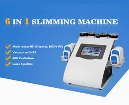 6 in 1 RF Diode Lipo Slimming Skin Tightening System Vacuum Ultrasound Cavitation Fat Reduction Cellulite Removal Machine9650762