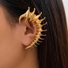 Backs Earrings DIEZI One Piece Gothic Punk Men Fashion Vintage Girls Clip For Women No Pierced Ear Cuff 2024 Jewelry