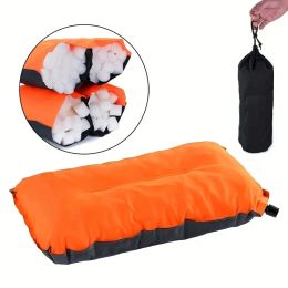 Mat Portable Outdoor Self Inflating Pillow Sponge Ultralight Folding Automatic Inflatable Pillow Outdoor Travel Camping Pillow