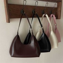 Chic Shoulder Bags for Women Simple Crescent Shaped Shoulder designer Handbags tote High-end Fashion Underarm Women 240311