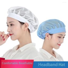 Berets 1Pcs Kitchen Cooking Chef Cap Nets Work Wear Food Service Hair Chic Bundled Hygienic