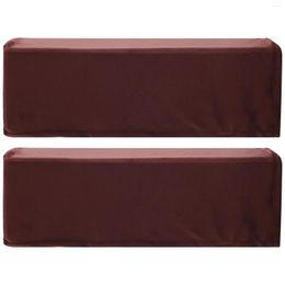 Chair Covers 2 Pcs Universal Couch Elastic Armrest Protector Protective Cloth Disposable Coffee