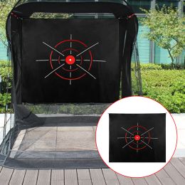 Aids Golf Target Cloth Hitting Net Driving Range Golf Hitting Cage Aiming Exercise for Yard Practice Indoor Outdoor Golfing Beginner