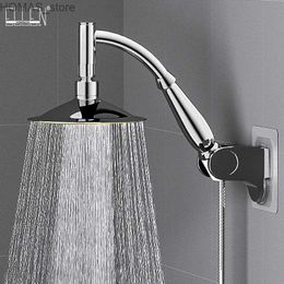 Bathroom Shower Heads Bathroom 6-inch 8-inch shower head ABS chrome plated shower head water-saving bathroom shower square handheld ELA087 Y240319