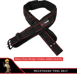 MELOTOUGH Padded Tool Belt with D ring for men construction Strong Durable Double Metal Roller Buckleadjustable waist 240311