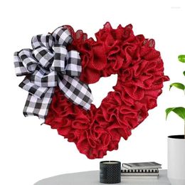 Decorative Flowers Artificial Valentine's Day Wreath Garland Elegant Design Party Decorations For Wall Fireplace Door
