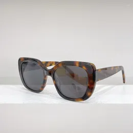 Sunglasses Holiday Ladies All-match Big Frame Square Acetate Sun Glasses Oversized Good Quality 40226