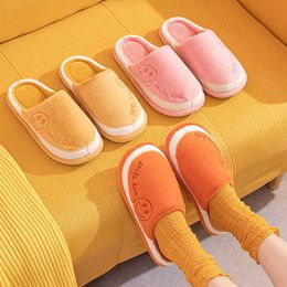 HBP Non-Brand Womens Fur Slippers Cute Smile Floor Mules Short Plush Fleece Female Flat Shoes Ladies Indoor Fluffy Slippers