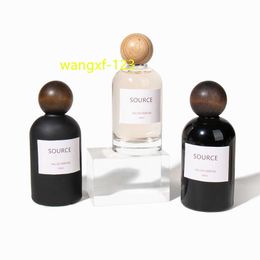 Luxury recyclable 30ml 50ml 100ml frosted glass perfume bottle with pump spray lid perfume bottle with box