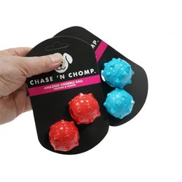 CAITEC Dog Toys Mini Squeaking Ball Soft Floatable Springy Great for Tossing and Chasing for Mini or Small Dogs 240311