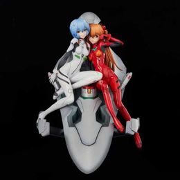 Anime Manga Set of resin figures Ayanami Rei Asuka twinmore object unpainted set of garage resin Model GK 240319