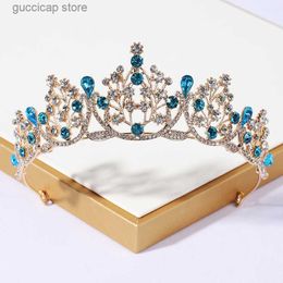 Tiaras Itacazzo Bridal Headwear Full Of Noble Atmosphere Colourful Ladies Crown For Bride Y240319