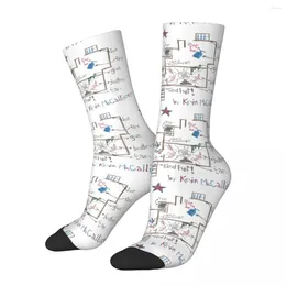 Men's Socks All Seasons Funny Women Men Home Alone Battle Plan Accessories Soccer Super Soft Wonderful Gifts