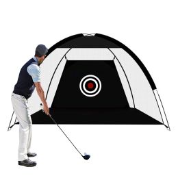 Aids Portable Golf Net 2M Foldable Practise Indoor Outdoor Hitting Lawn Strike Target Training Cage Exercise Equipment