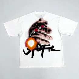 Men's T Shirts 2024 Luxurious Men UTOPIA T-Shirt Hip Hop Skateboard Street T-Shirts Tee Shirt Top Kenye #Z6