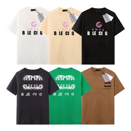 Fashion Mens T-Shirt Designer Tees Luxury Brand BA T Shirts Mens Womens Short Sleeve Hip Hop Streetwear Tops Shorts Casual Clothing Clothes B-61 Size XS-XL