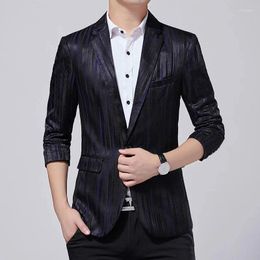 Men's Suits 2024 Fashion Spring Autumn Casual Slim Fit Wedding Blazers Jackets Male Business High Quality Single Button Suit Coats