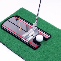 Aids 1PCS Golf Putting Mirror Golf Putter Trainer Accessories Alignment Training Aid Golf Putter Balancer Straight Practice Eye Line