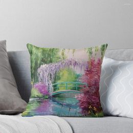 Pillow In The Garden Of Monet Throw Autumn Pillowcase Couch Pillows S