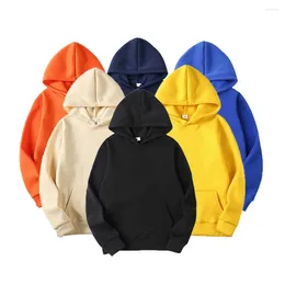 Men's Hoodies Monochrome Casual Pullovers Tops Street Fashion Sportswear