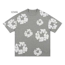 Designer Men's Shirts Floral Graphic Haruku T Shirt Streetwear Woman Tshirts Spring and Summer Tops Tees 154