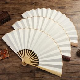 Decorative Figurines Folding Fan Blank Face Xuan Paper Painting Chinese Style Ancient Summer DIY