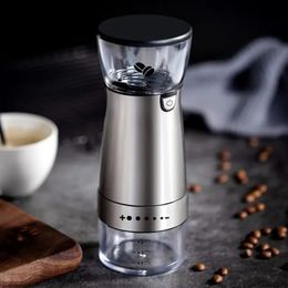 Upgrade Portable Electric Coffee Grinder TYPE-C USB Charge Profession Ceramics Grinding Core Coffee Beans Grinder 240313