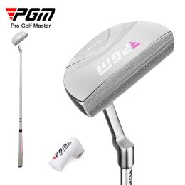 Clubs PGM Golf Clubs Women's Stainless Steel Small Halfround Cue Steel Shaft Stainless Steel Putter Head Golf Training Aids TUG030