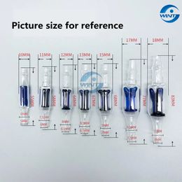 One-way Blue Core Piston Glass Valve Magnetic Pump Filling Machine Accessories 18mm 20mm 25mm 15mm 17mmWith Return Flow