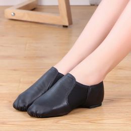 shoes USHINE 2444 Sheepskin Leather Jazz Dance Shoes Tan Black Antiskid Sole Jazz Shoes Adults Dance Sneakers For Chidren Girls Women