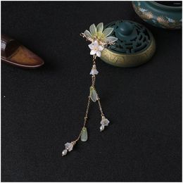 Hair Clips Handmade Hairpins Headgear Ancient Style Hyacinth Chopsticks For Bride Bridesmaid Wedding Banquet