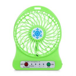 Electric Fans Mini Portable Hand Battery Fan Usb With Lamp Led Desk Cooler Small Office Fan 74 1 pcs. 240319