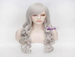 70CM Light Gray Long Hair for Noragami Stray God Rabo Rabou Anime Cosplay Wig4069459